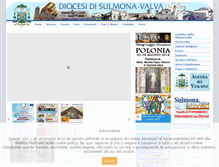 Tablet Screenshot of diocesisulmona-valva.it